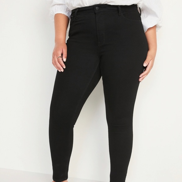 High-Waisted Rockstar Super Skinny Jeans - Picture 2 of 3